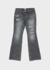 Shop Damaged Bootcut Denim Pants