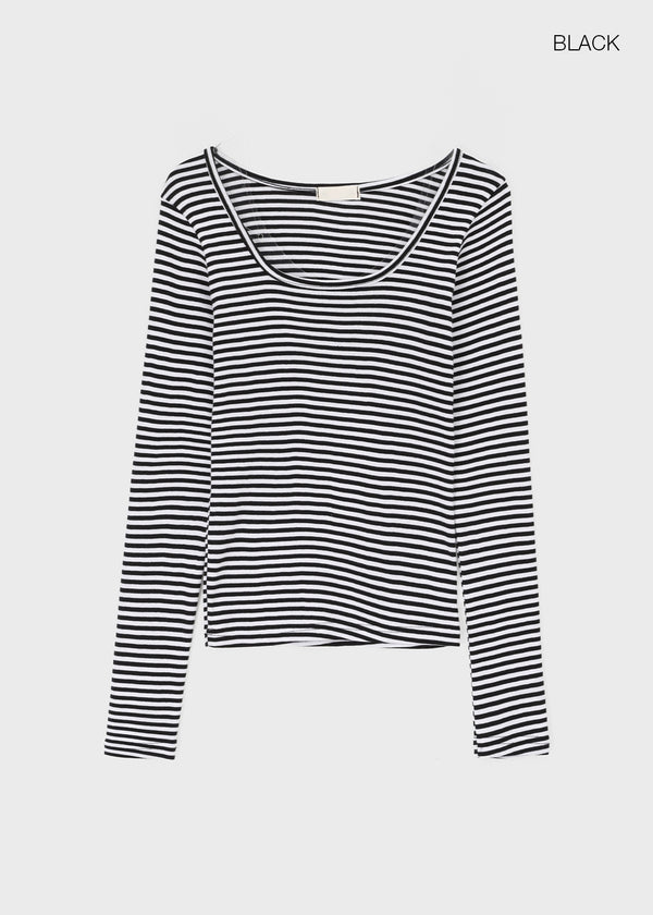 Gerudo Stripe U-neck Long Sleeve T-shirt