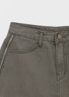 Burle zipper cotton mini skirt pants