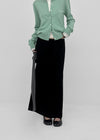 Atro banding maxi long skirt