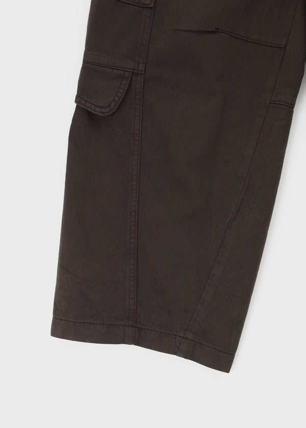Factory Cut-out Wide Cargo Pants (Belt Set)