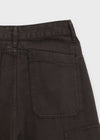 Factory Cut-out Wide Cargo Pants (Belt Set)