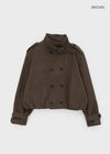 Tarki Double-Button Trench Jacket