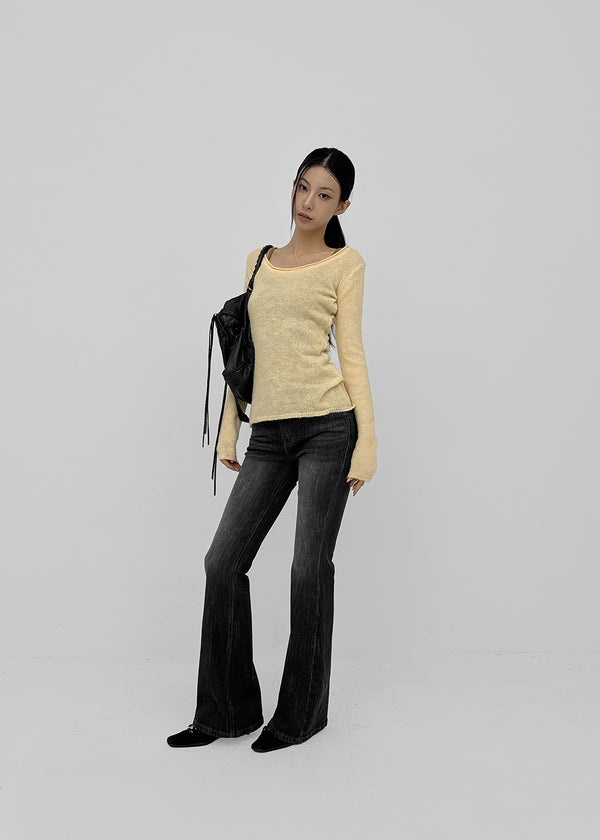 Ryoting bootcut denim pants