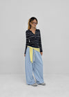 (UNISEX) Xenon Wide Elastic String Pants