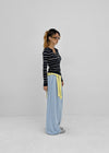 (UNISEX) Xenon Wide Elastic String Pants