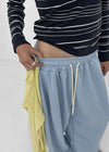 (UNISEX) Xenon Wide Elastic String Pants