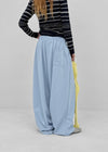(UNISEX) Xenon Wide Elastic String Pants