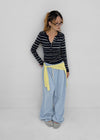 (UNISEX) Xenon Wide Elastic String Pants