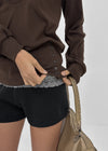 Anna Deep V-Neck Sweatshirt