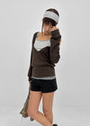 Anna Deep V-Neck Sweatshirt