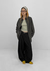 (UNISEX) Tenum Back Pocket Balloon Wide Slacks