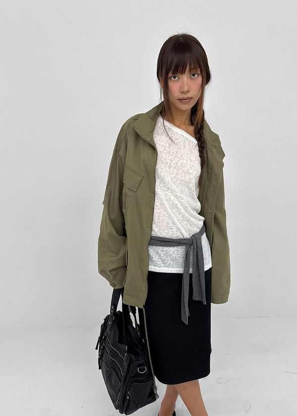Donia boat neck long-sleeve shirt