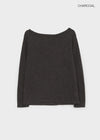 Donia boat neck long-sleeve shirt