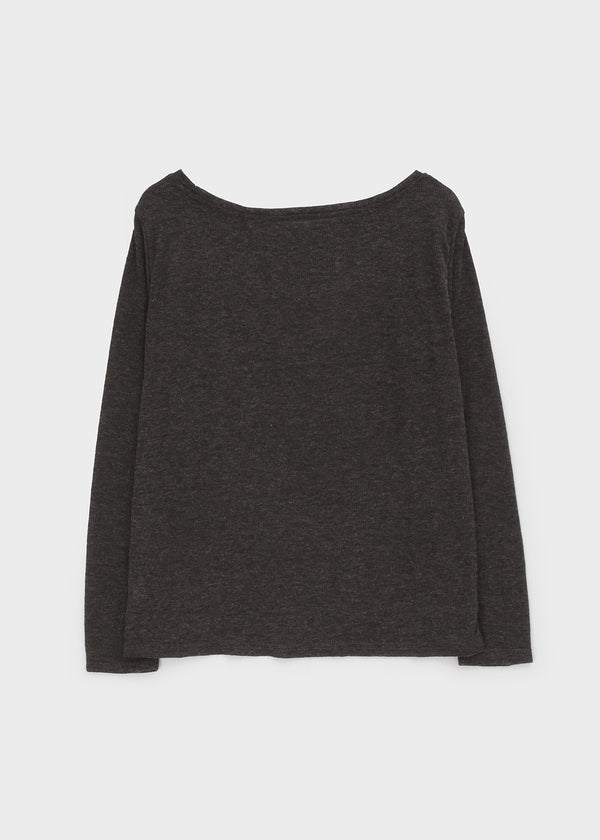 Donia boat neck long-sleeve shirt