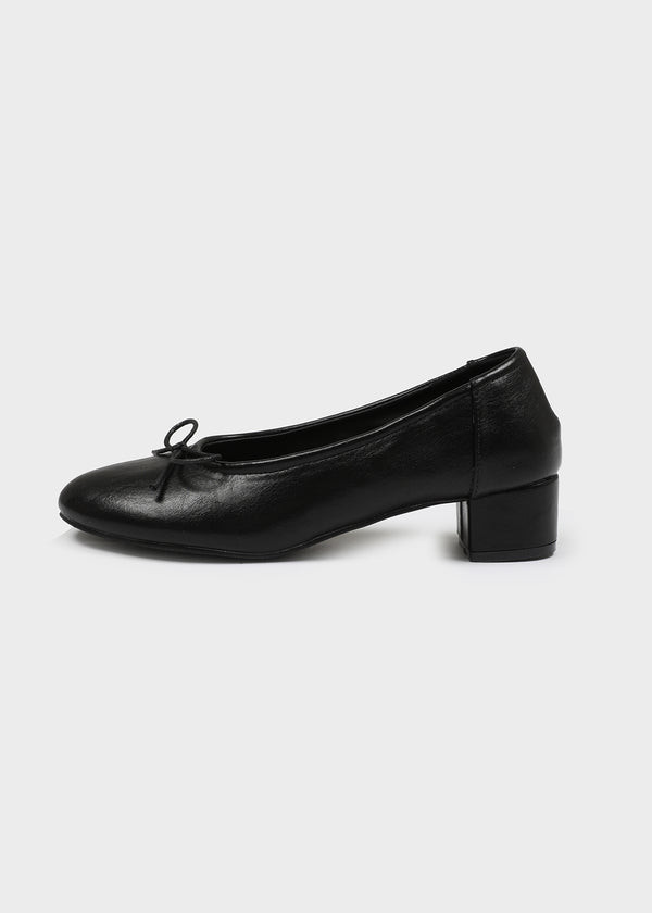 Lottie ribbon heel flat shoes