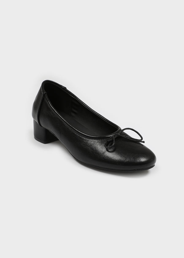Lottie ribbon heel flat shoes