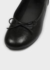 Lottie ribbon heel flat shoes