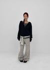 Decant washed wide cargo pants