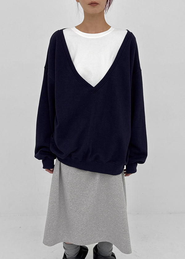 Queria Deep V Sweatshirt