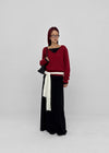 Friction banding long skirt