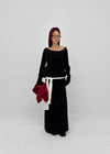 Friction banding long skirt