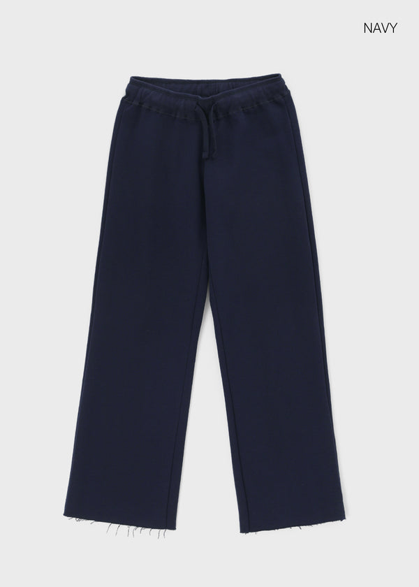 Anomal Cut Wide Elastic Pants