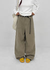 Brim wide fatigue pants