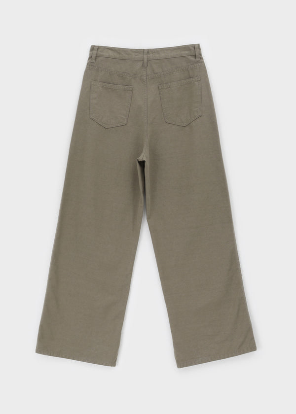 Brim wide fatigue pants