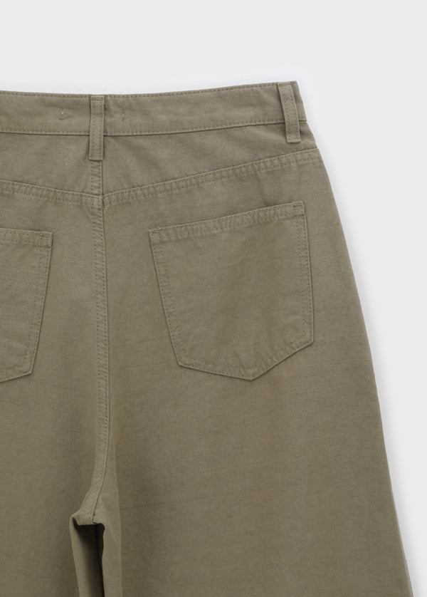 Brim wide fatigue pants