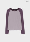 Crucial color-block raglan long-sleeve shirt
