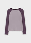 Crucial color-block raglan long-sleeve shirt