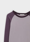 Crucial color-block raglan long-sleeve shirt