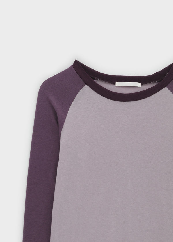 Crucial color-block raglan long-sleeve shirt