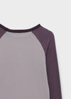 Crucial color-block raglan long-sleeve shirt
