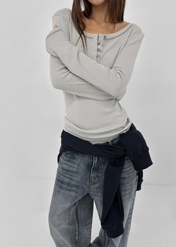 (UNISEX) Pichel Double Back Pocket Wide Denim Pants