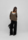 Tiol U-neck sweatshirt