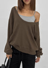 Tiol U-neck sweatshirt
