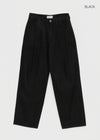 (UNISEX) Swood Wide Raw Denim Pants