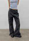 Blond fatigue cargo pants