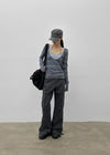 Blond fatigue cargo pants
