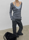 Blond fatigue cargo pants