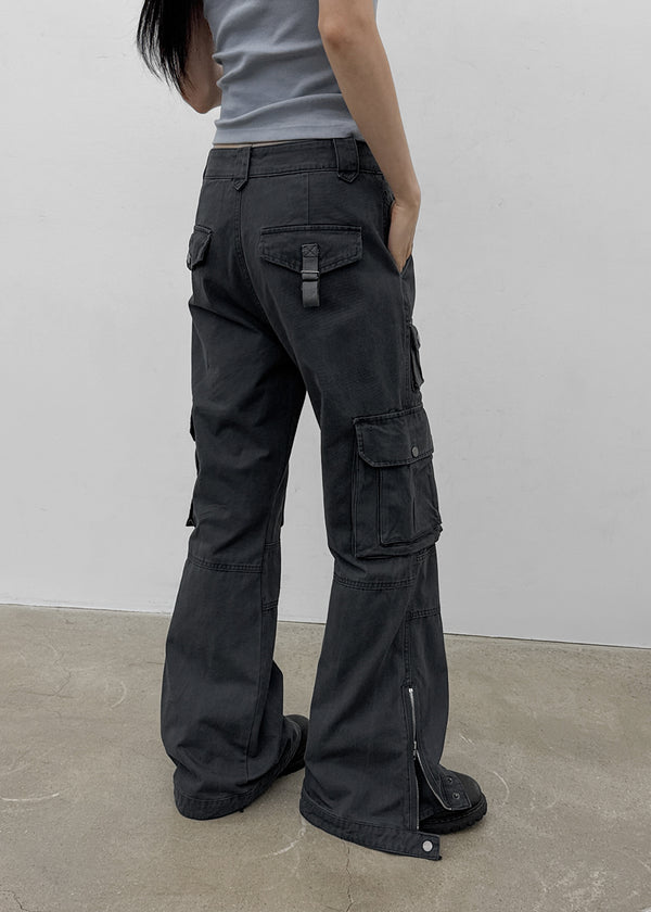 Blond fatigue cargo pants