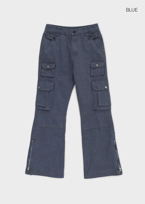 Blond fatigue cargo pants