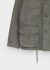 Bay Washed Button Field Jacket
