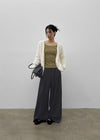 Lot Bijo Wide Tuck Slacks