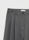 Lot Bijo Wide Tuck Slacks