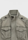 (UNISEX) Dedy Washed Stitch Field Jacket