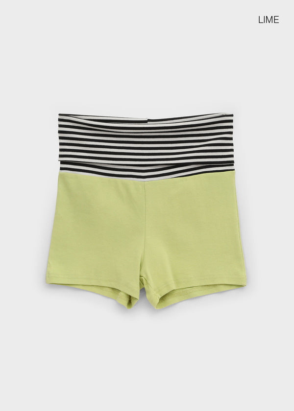 Bird Stripe Folding Shorts