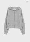 (UNISEX) Fahrenheit Studded Two-Way Zip-Up Hoodie